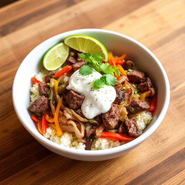 Steak Fajita Bowl Recipe