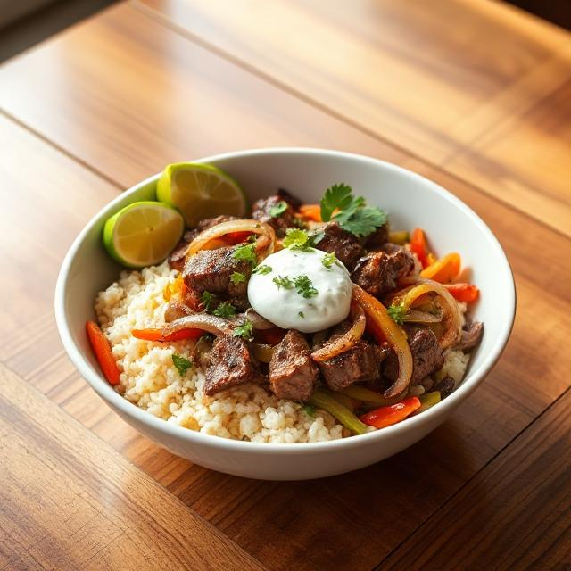 Steak Fajita Bowl Recipe