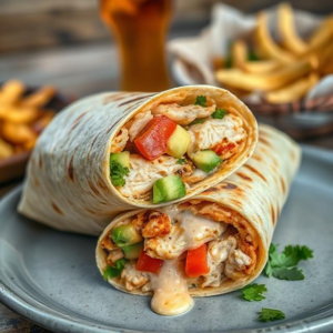 Chipotle Ranch Grilled Chicken Burrito Recipe