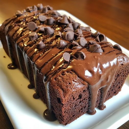 Hot Fudge Brownie Bread