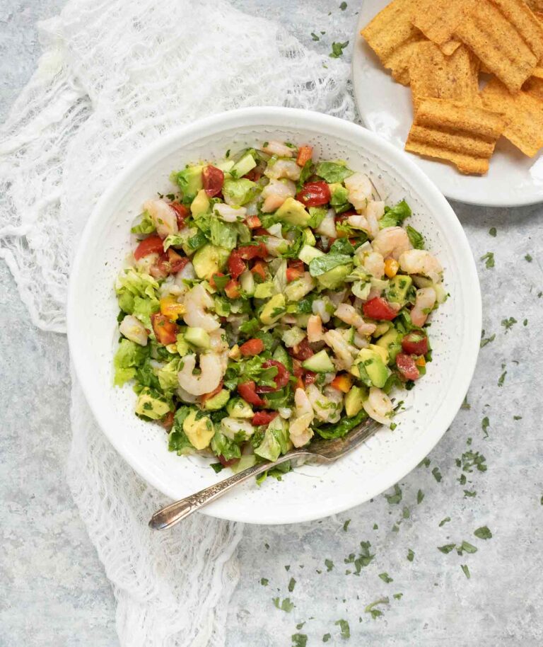 Avocado Salsa Shrimp Salad Recipe