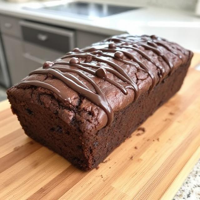 Hot Fudge Brownie Bread